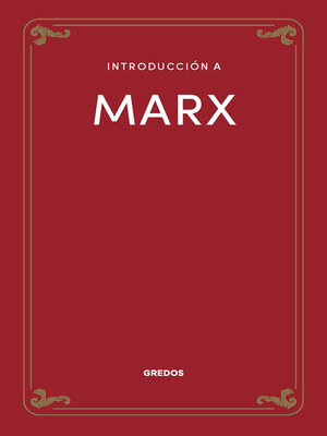cover image of Introducción a Marx